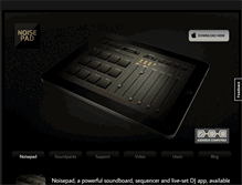 Tablet Screenshot of noise-pad.com